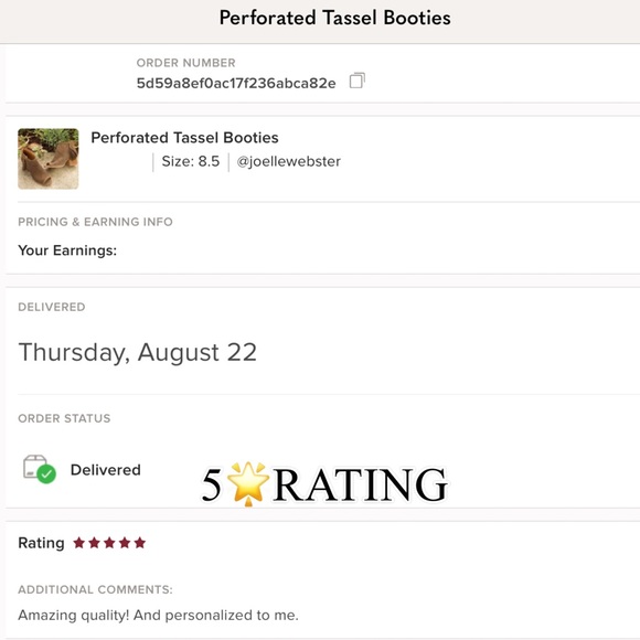 Perforated Tassel Booties - Picture 6 of 11